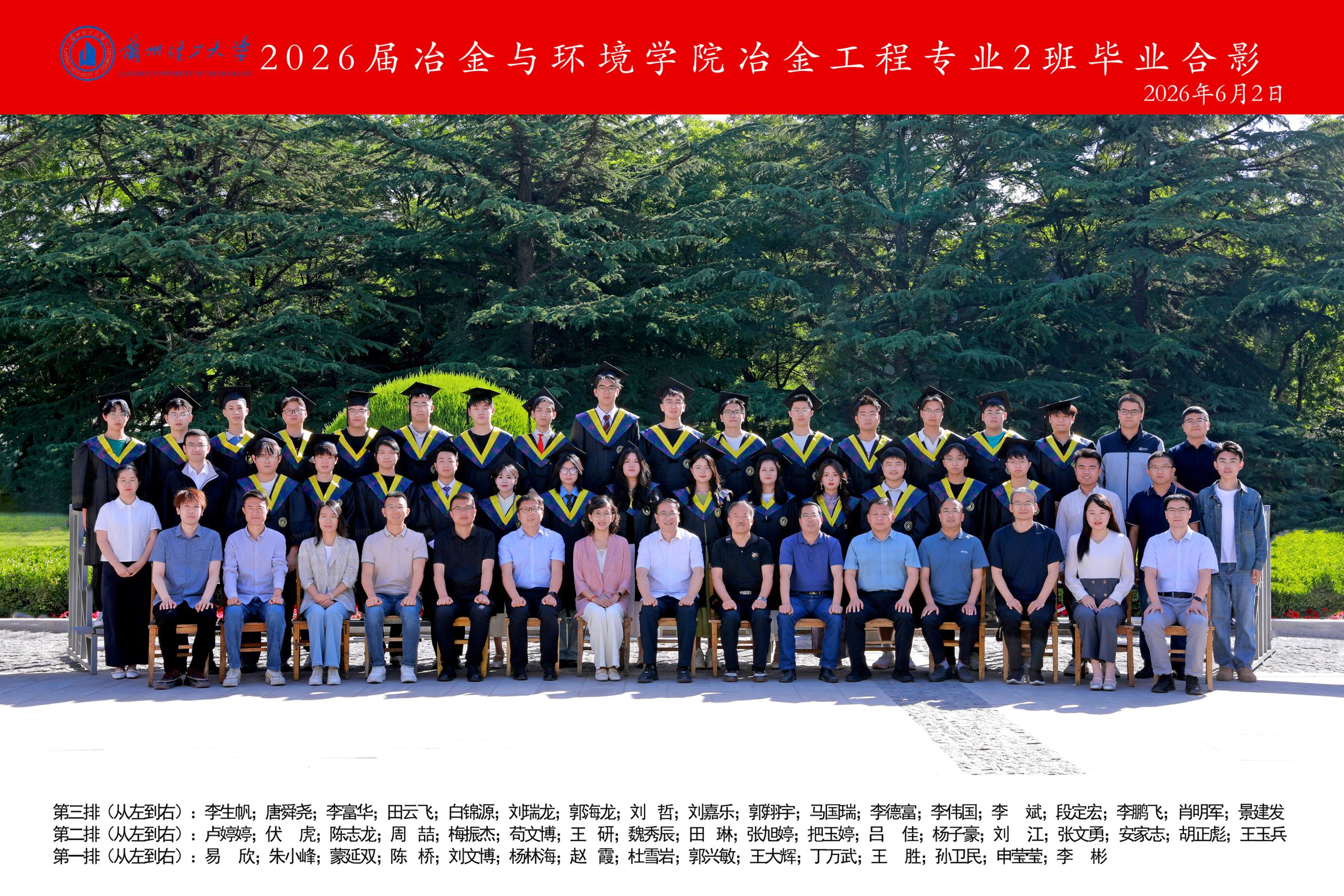 2026届冶金与环境学院冶金工程专业2班