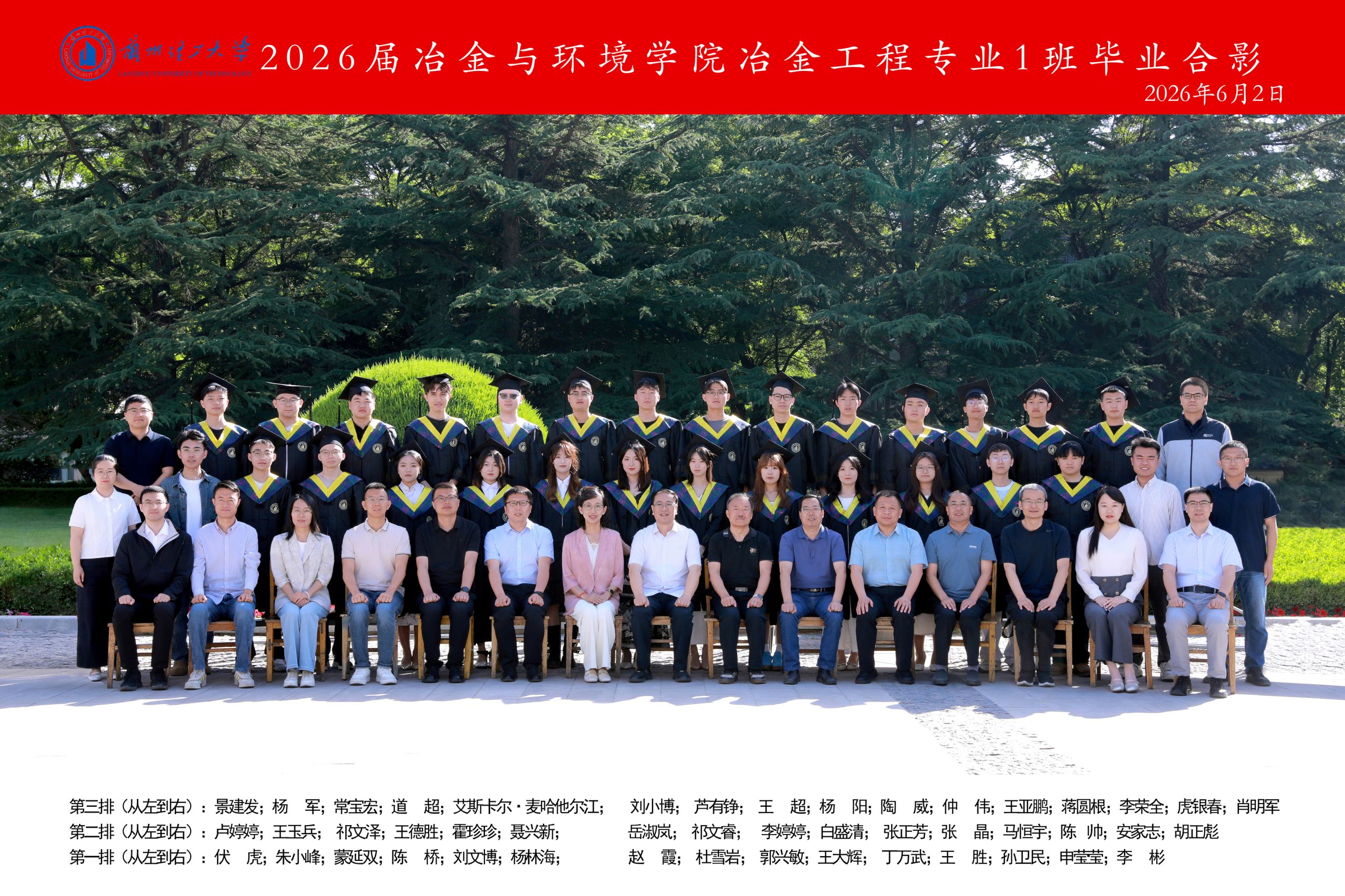 2026届冶金与环境学院冶金工程专业1班